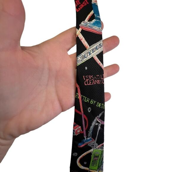 MCM Mid century modern style Electrolux Lux vacuum Silk Tie Necktie! - Picture 5 of 12